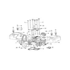 SİLİNDİR ÜST KAPAK DEKORU BAĞL.DEMİRİ (CRUISER 250)